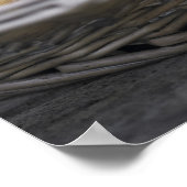 Poster Panier de poires fraîchement cueillies. (Coin)