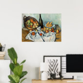 Poster Panier de pommes Still Life Cezanne Peinture Art (Bureau à domicile)