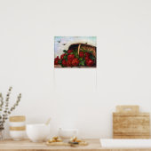 Poster Panier des Roses Rouges Paul de Longpre Art (Cuisine)