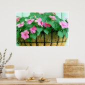 Poster Panier d'Impatiens (Cuisine)