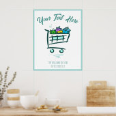 Poster Panier. Promotion / Vente hivernale (Cuisine)
