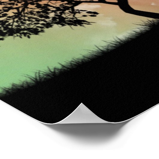 Poster Panier sur une colline (Coin)