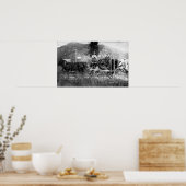 Poster Panier tiré à cheval (Cuisine)