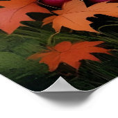 Poster Paniers de récolte d'automne colorés (Coin)