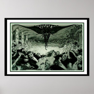 Poster "Panik" Art Nouveau Jugend 16 x 20