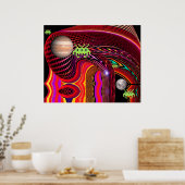 Poster Panique solaire systématique - Ken Gage Surreal Ar (Cuisine)