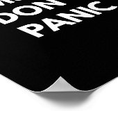 Poster Panique sur le point musulman - Jamais Trump ne fa (Coin)