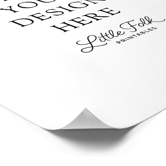 Poster Panneau 8 x 10 pouces (Coin)