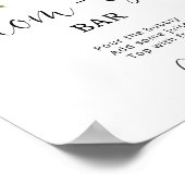 Poster Panneau à feuillage persistant de bar maman-osa. B (Coin)