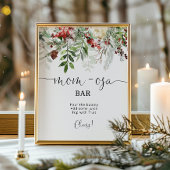 Poster Panneau à feuillage persistant de bar maman-osa. B