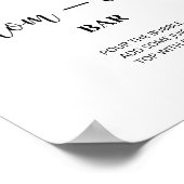 Poster Panneau à feuillage persistant de bar maman-osa. B (Coin)