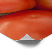 Poster Panneau à vendre de tomates rouges et vertes (Coin)