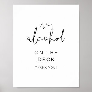 Poster Panneau ADELLA Moderne Minimaliste sans Alcool