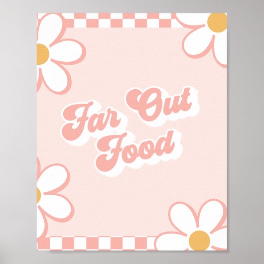 Poster Panneau Aliments Super pour Baby shower alimentair (Devant)