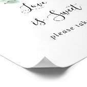 Poster Panneau Amour Contemporain Floral Eucalyptus Est D (Coin)