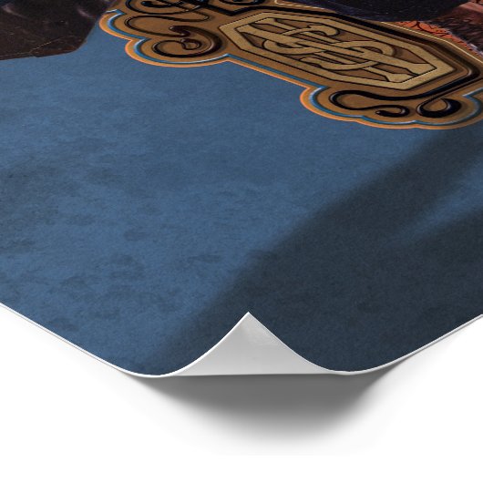 Poster Panneau Art Nouveau NEWT SCAMANDER™ Walking (Coin)