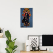 Poster Panneau Art Nouveau NEWT SCAMANDER™ Walking (Bureau à domicile)