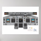 Poster Panneau avant 737NG (Devant)