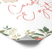 Poster Panneau Baby shower Apple Fall Cartes et Cadeaux (Coin)