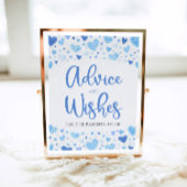 Poster Panneau Baby shower Blue Valentine Conseils et sou