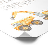 Poster Panneau Baby shower chasse pacifique (Coin)