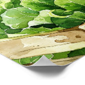 Poster Panneau Baby shower cultivé localement (Coin)