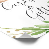 Poster Panneau Baby shower de l'ours (Coin)