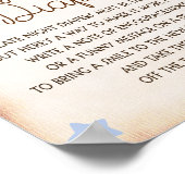 Poster Panneau Baby shower des plongeurs nocturnes (Coin)