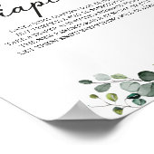 Poster Panneau Baby shower des plongeurs nocturnes (Coin)