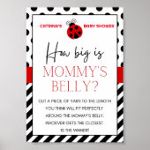 Poster Panneau Baby shower Ladybug (Devant)
