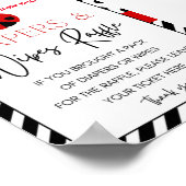 Poster Panneau Baby shower Ladybug (Coin)