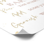 Poster Panneau Baby shower Pampas Boho Grass Mimosa (Coin)