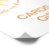 Poster Panneau Baby shower Sunshine Cartes Et Cadeaux (Coin)