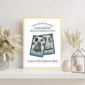 Poster Panneau Baby shower Tarot Livres pour bébé