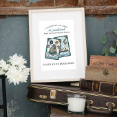 Poster Panneau Baby shower Tarot Livres pour bébé