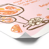 Poster Panneau barre Spritz Mimosa (Coin)