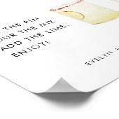 Poster Panneau barre STELLA Margarita (Coin)