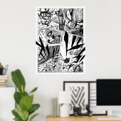 Poster Panneau Black Clover Manga (Bureau à domicile)