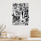 Poster Panneau Black Clover Manga (Cuisine)