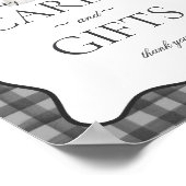 Poster Panneau Black En vichy Little Boo Ghost Cartes & C (Coin)