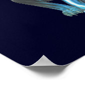 POSTER PANNEAU BLEU (Coin)