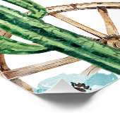 Poster Panneau bleu Brown Western Premier Rodéo 1er Anniv (Coin)