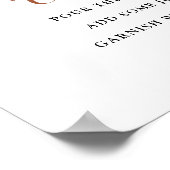 Poster Panneau Bleu de la Marine de Terracotta Fête des m (Coin)