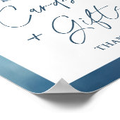 Poster Panneau Bleu Jean Bébé Cartes et Cadeaux (Coin)