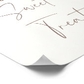 Poster Panneau Blue Boys Train Anniversaire Sweets and Tr (Coin)