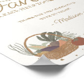 Poster Panneau Blue Farmers Market Farm Fraîches Faveurs (Coin)