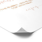 Poster Panneau Boho Citrouille Baby shower Momosa Bar (Coin)