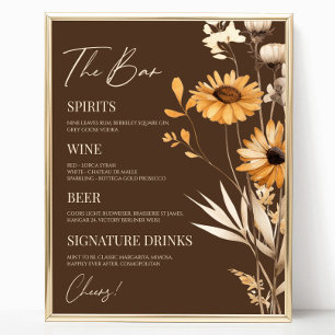 Poster Panneau Boho Fleur sauvage Fleur Fleur Fleur Maria