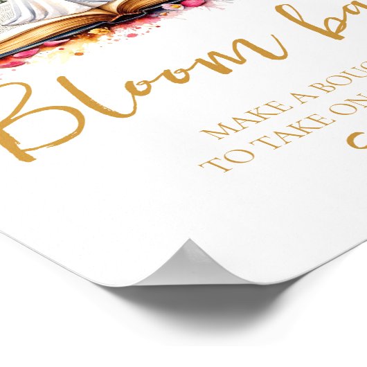 Poster Panneau Boho Fleurs sauvages (Coin)