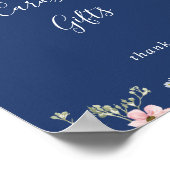 Poster Panneau Boho Multicolor Fleur sauvage Cartes et Ca (Coin)